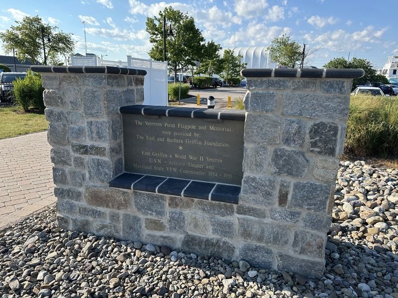 Veterans Point Memorial - additional marker reverse image. Click for full size.
