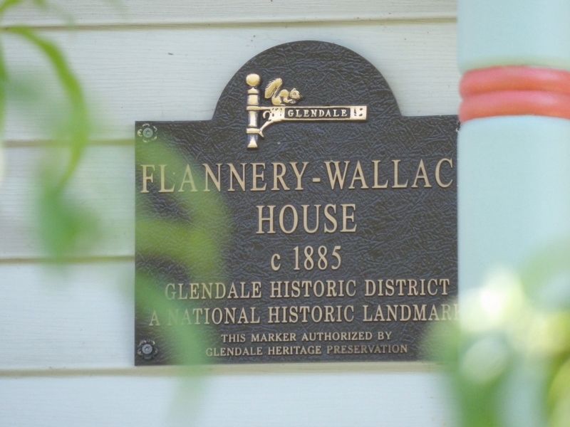 Flannery-Wallace House Marker image. Click for full size.