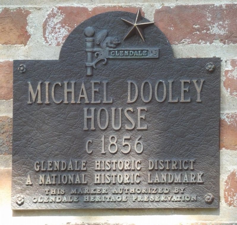 Michael Dooley House Marker image. Click for full size.
