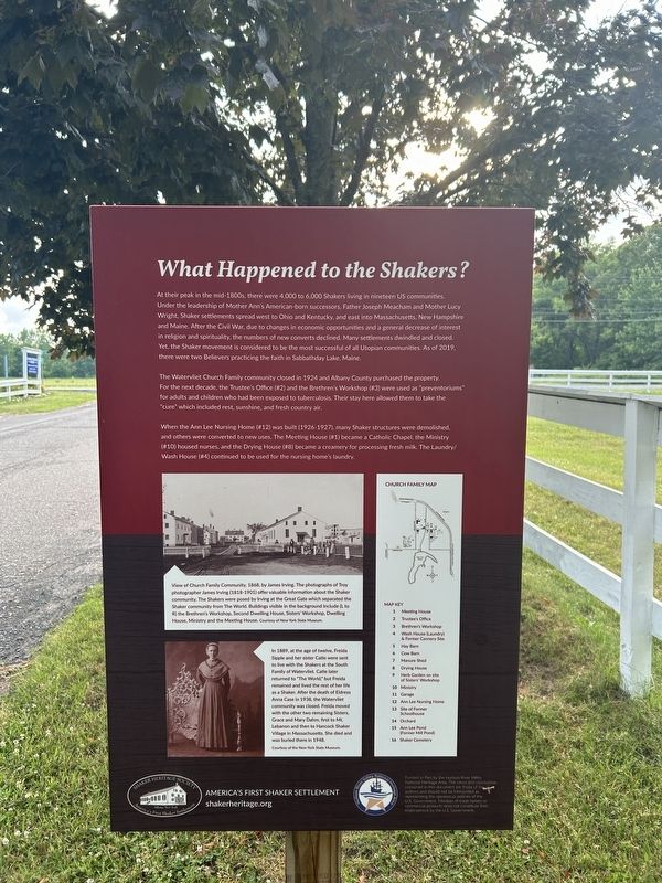 What Happened To The Shakers? side of marker image. Click for full size.