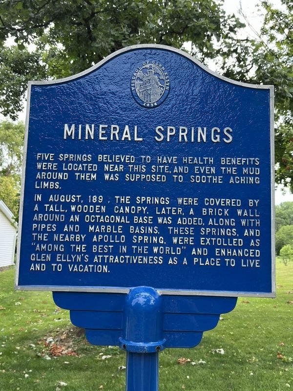 Mineral Springs Marker image. Click for full size.