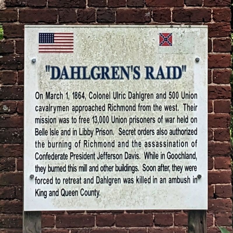 "Dahlgren's Raid" Marker image. Click for full size.