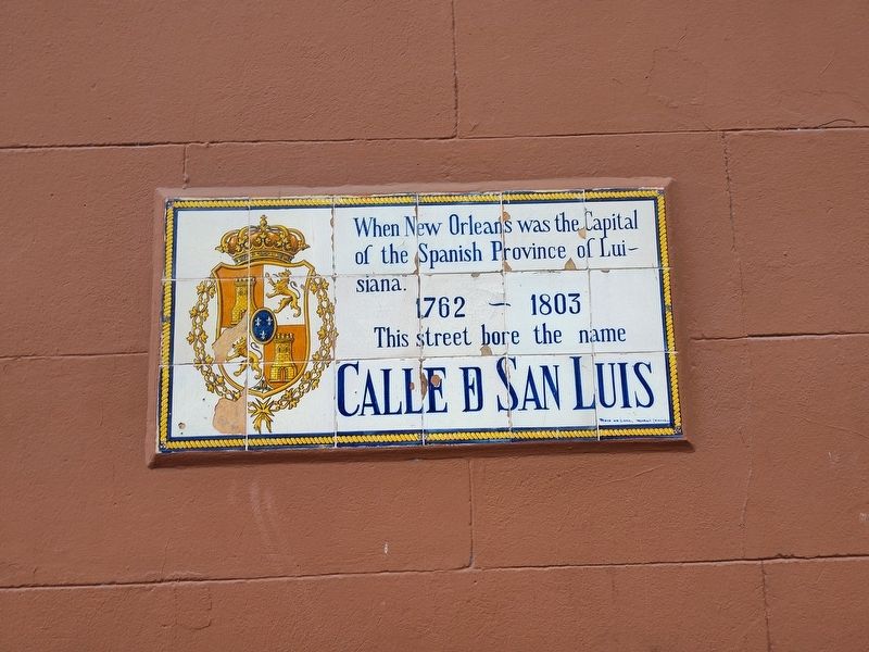 Calle D San Luis Marker image. Click for full size.