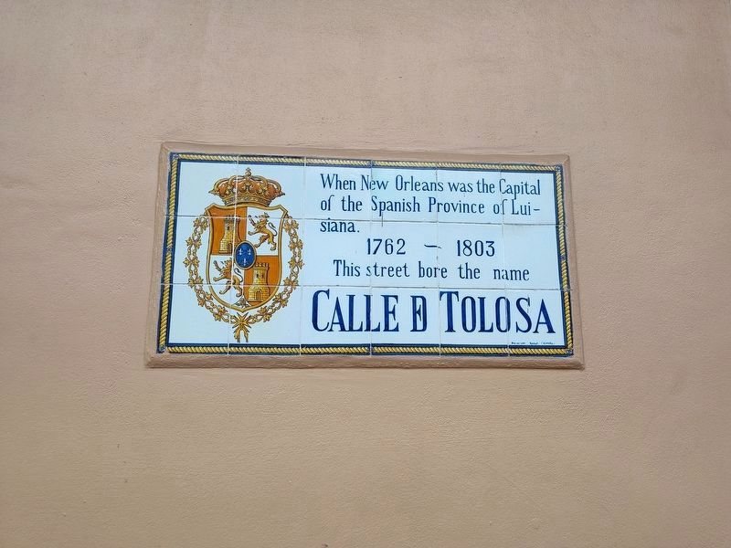 Calle de Tolosa Marker image. Click for full size.