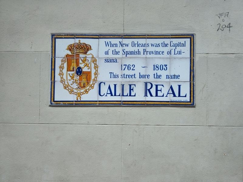 Calle Real Marker image. Click for full size.