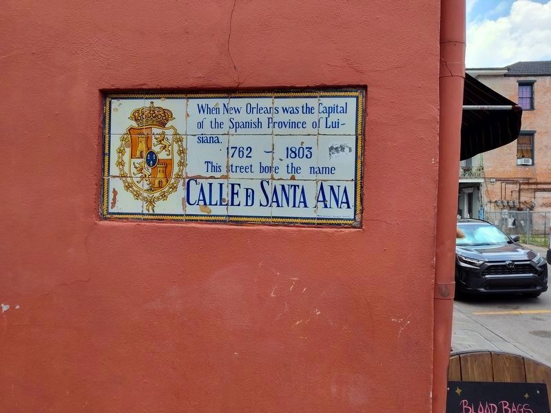 Calle de Santa Ana Marker image. Click for full size.
