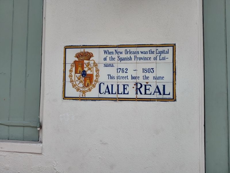Calle Real Marker image. Click for full size.