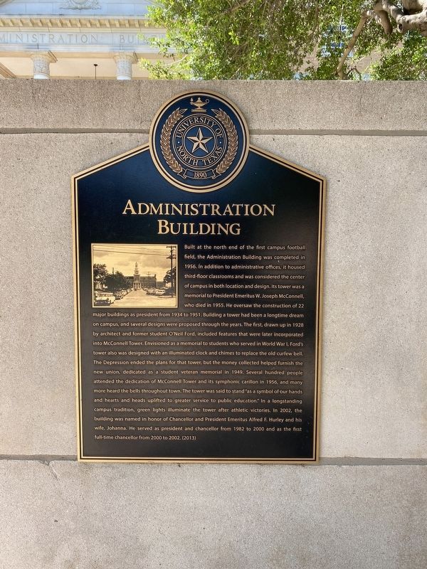Administration Building Marker image. Click for full size.