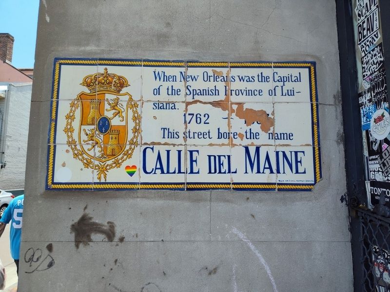 Calle Del Maine Marker image. Click for full size.