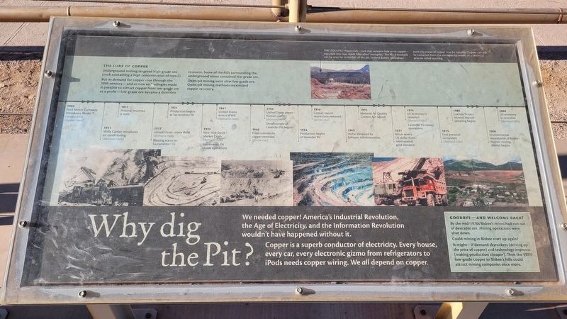 Why dig the Pit? Marker image. Click for full size.