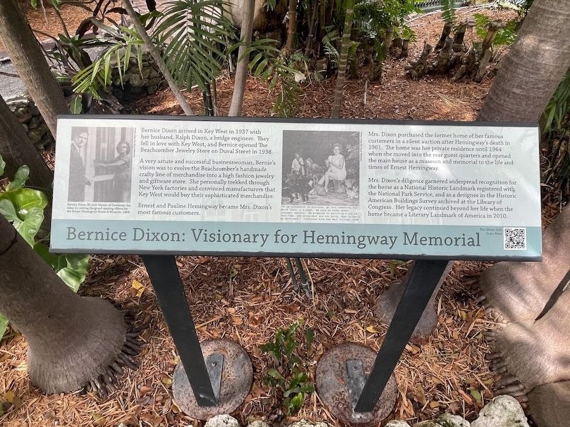 Bernice Dixon: Visionary for Hemingway Memorial image. Click for full size.
