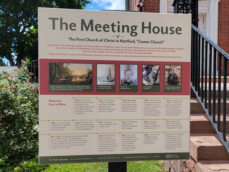 The Meeting House Marker image. Click for full size.