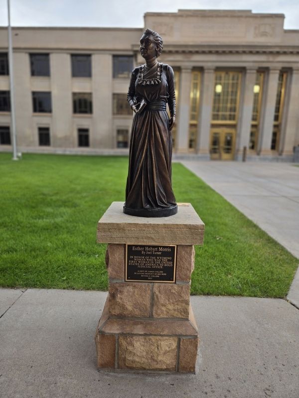 Esther Hobart Morris Statue image. Click for full size.