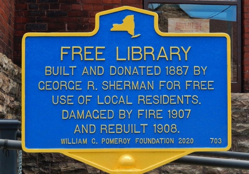 Free Library Marker image. Click for full size.