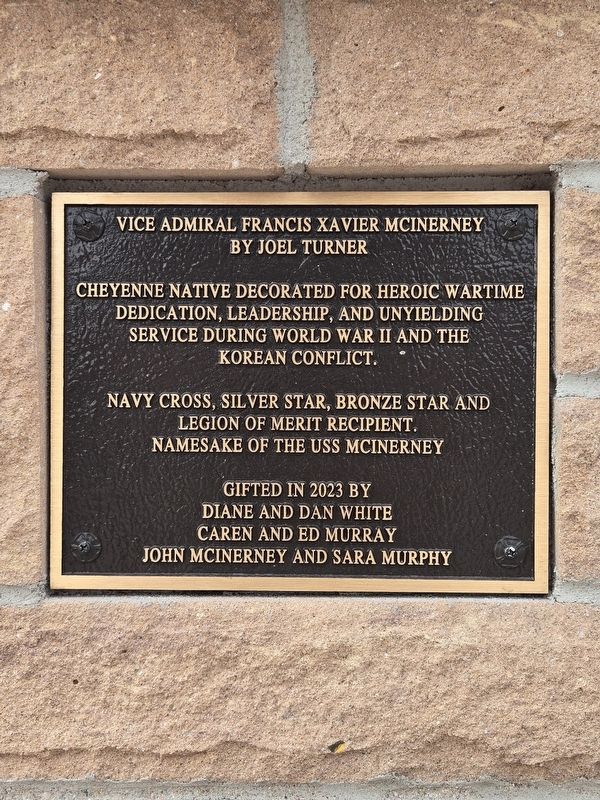 Vice Admiral Francis Xavier McInerney Marker image. Click for full size.