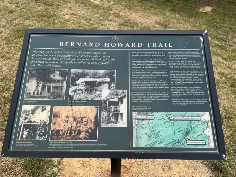 Bernard Howard Trail Marker image. Click for full size.