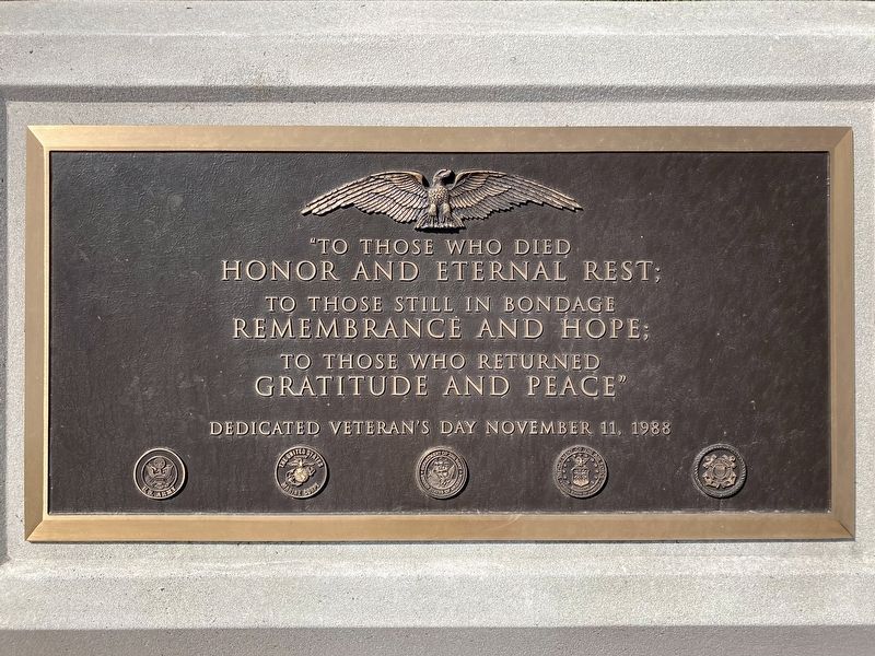 McCambridge Park Veterans Memorial image. Click for full size.