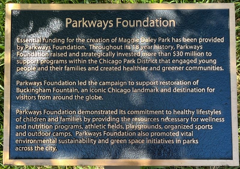 Parkways Foundation Marker image. Click for full size.