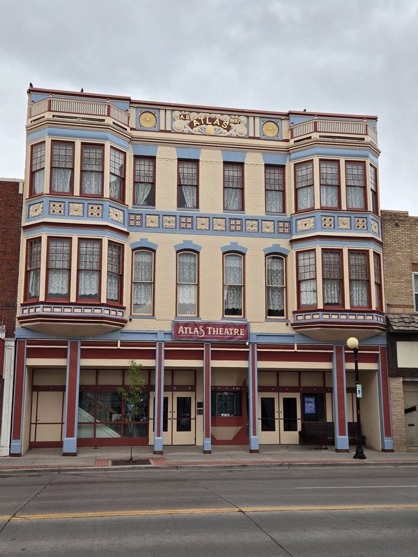 The Atlas Theater as mentioned on the marker. Click for full size. The Atlas Theater as mentioned on the marker image. Click for full size.