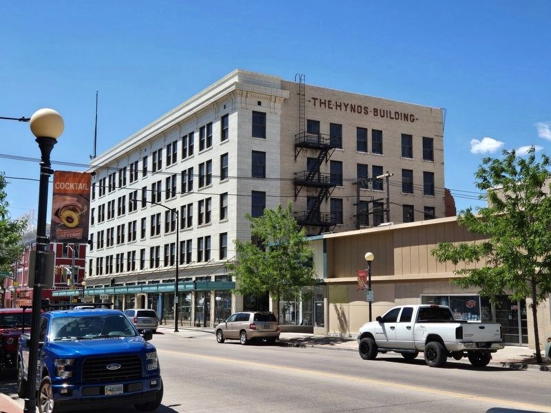 The Hynds Building as mentioned on the marker. Click for full size. The Hynds Building as mentioned on the marker image. Click for full size.