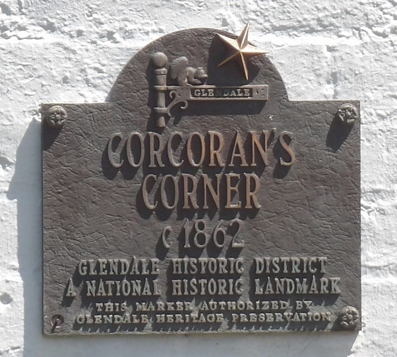Corcoran's Corner Marker image. Click for full size.