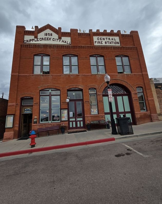 Cripple Creek City Hall/ Fire Station. Click for full size. Cripple Creek City Hall/ Fire Station image. Click for full size.