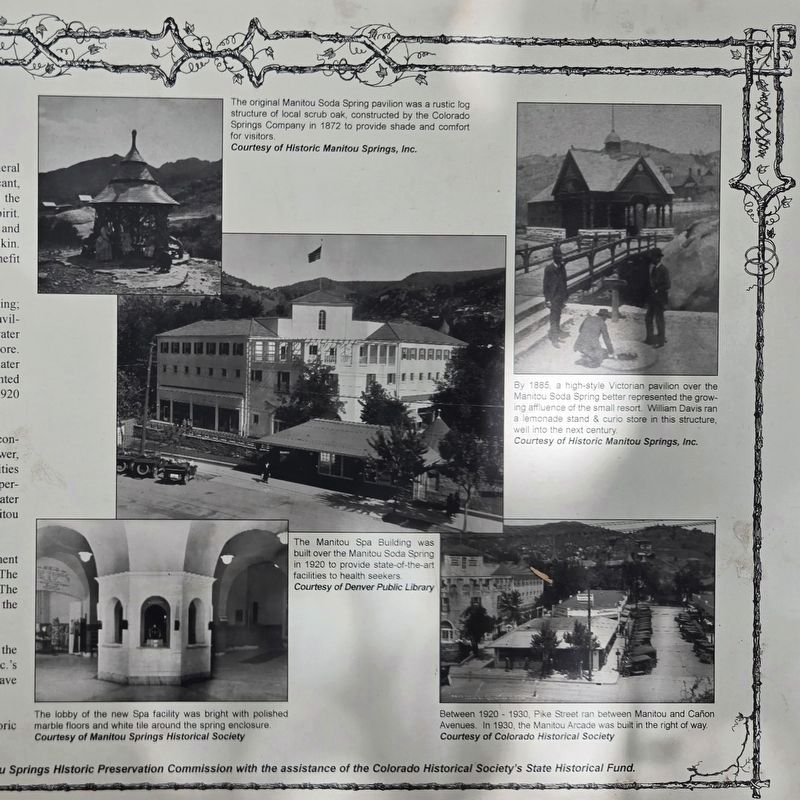 Historic Photos of the Spa Building. Click for full size. Historic Photos of the Spa Building image. Click for full size.