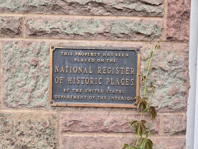 National Register of Historic Places Marker. Click for full size. National Register of Historic Places Marker image. Click for full size.