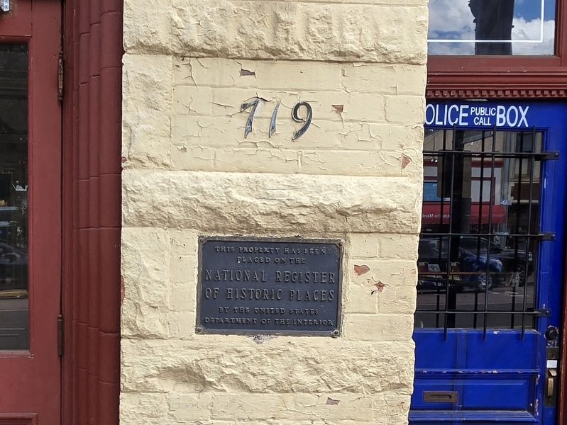 The National Register of Historic Places plaque. Click for full size. The National Register of Historic Places plaque image. Click for full size.