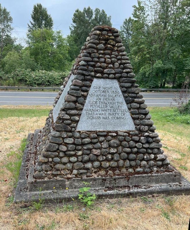 Puyallup River Crossing Marker. Click for full size. Puyallup River Crossing Marker image. Click for full size.