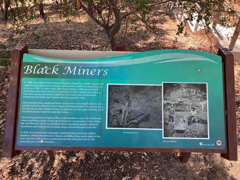 Black Miners Marker. Click for full size. Black Miners Marker image. Click for full size.