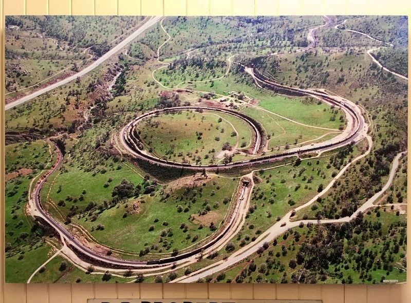 Tehachapi Loop. Click for full size. Tehachapi Loop image. Click for full size.
