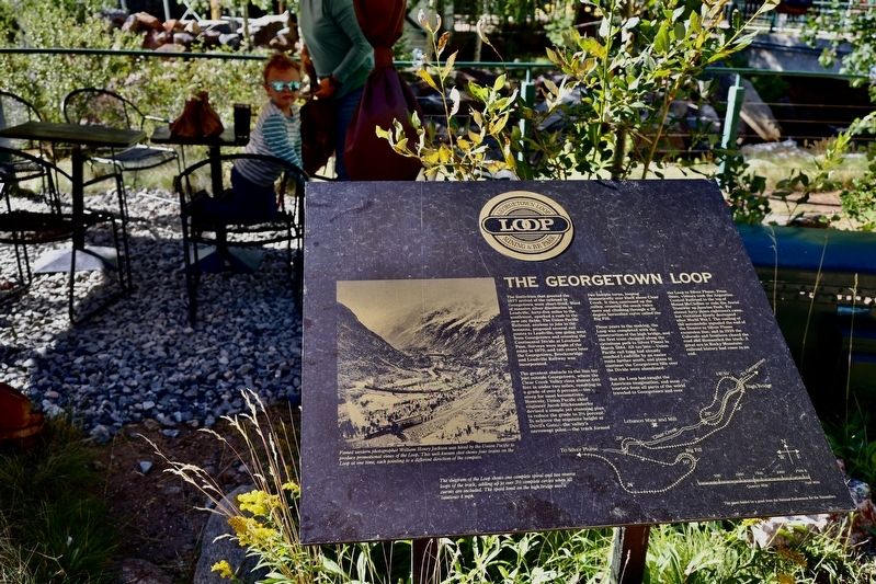 The Georgetown Loop Marker. Click for full size. The Georgetown Loop Marker image. Click for full size.
