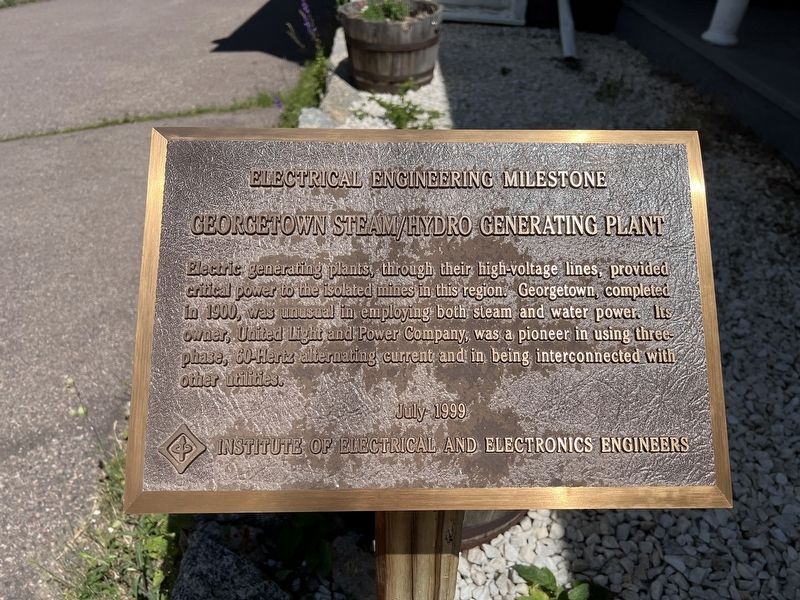 Electrical Engineering Milestone Marker. Click for full size. Electrical Engineering Milestone Marker image. Click for full size.