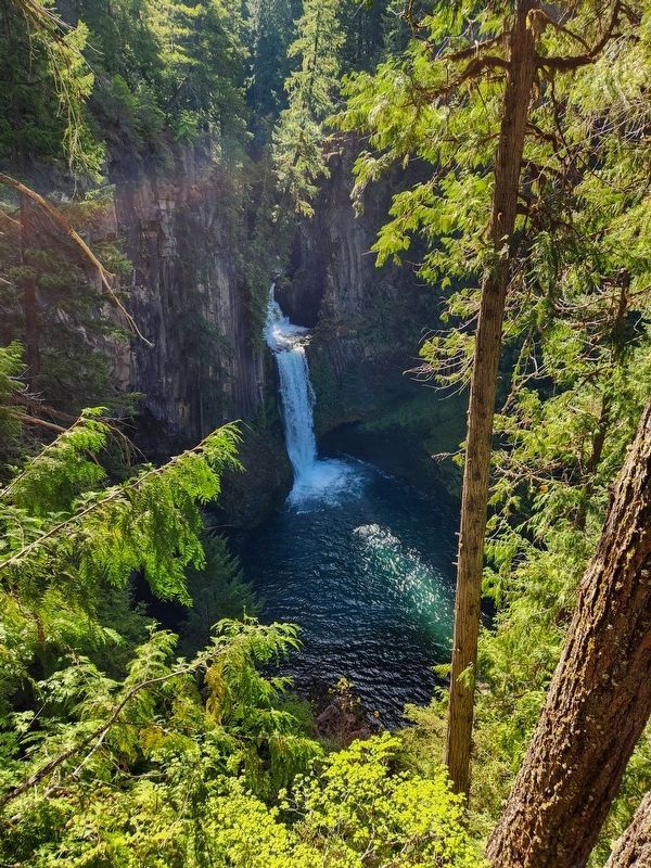 Toketee Falls. Click for full size. Toketee Falls image. Click for full size.