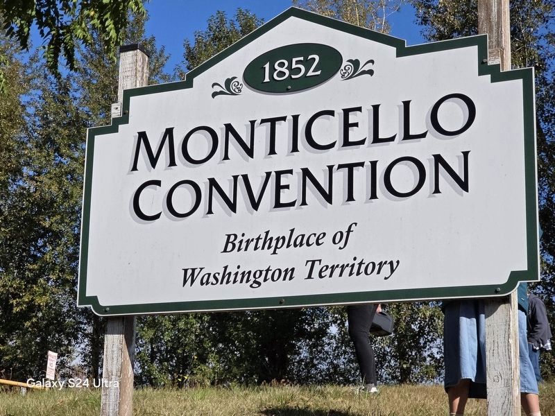 1852 Monticello Convention Marker. Click for full size. 1852 Monticello Convention Marker image. Click for full size.