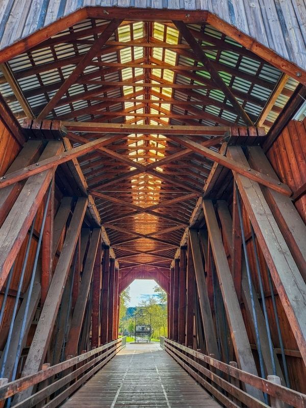Chambers Covered Railroad Bridge. Click for full size. Chambers Covered Railroad Bridge image. Click for full size.