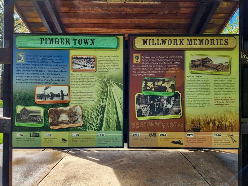 Millwork Memories Marker. Click for full size. Millwork Memories Marker image. Click for full size.