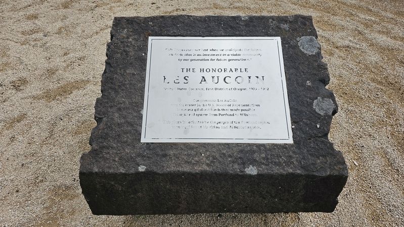 Les AuCoin Marker. Click for full size. Les AuCoin Marker image. Click for full size.